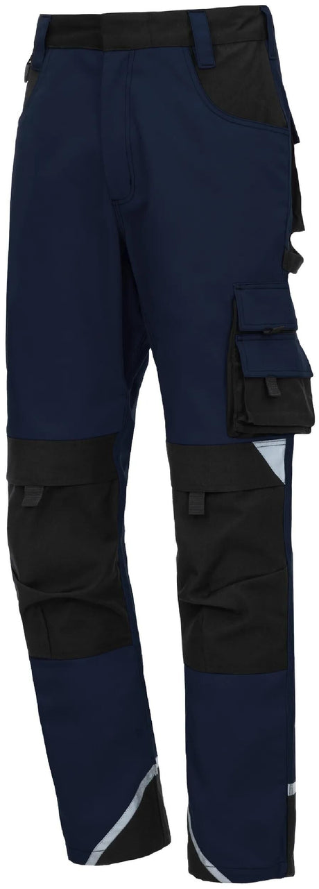 Nitras sikkerhedsbukser med linning motion tex plus bundt. str. 54 navy sw nitras motion tex plus