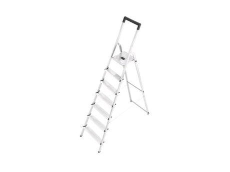 Hailo l40 husstandstrapper 7-trins aluminium (6 trin + platform)