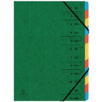 Sorteringsmappe 12-delt exacompta