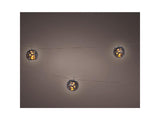 Lumineo LED solar string belysning l175cm 8 x 10 LED farve med flamme belysning