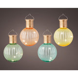 Lumineo led solcelle pære ø8-h11cm pastelfarver