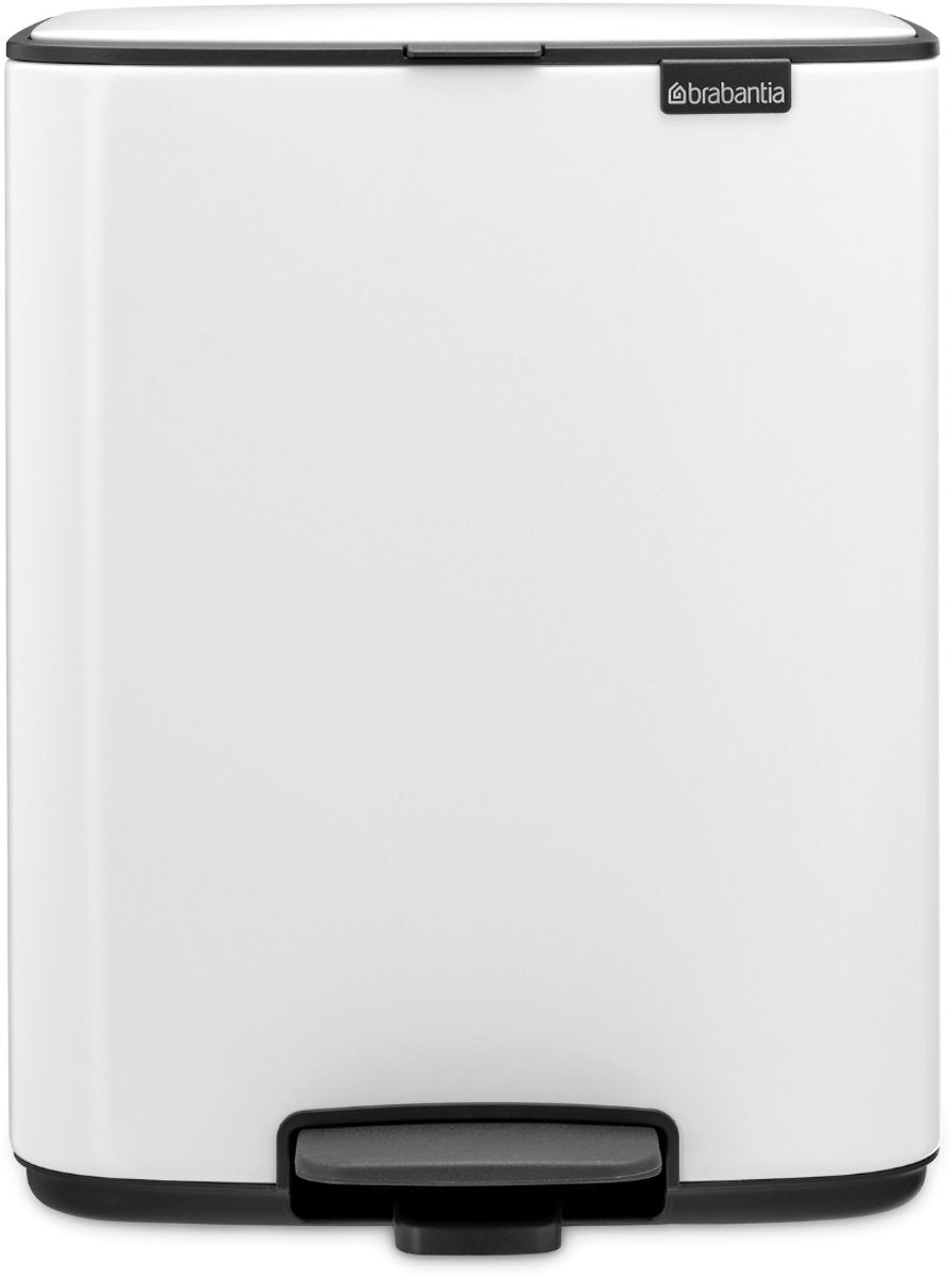 Brabantia bo pedalspand - 12 liter - hvid
