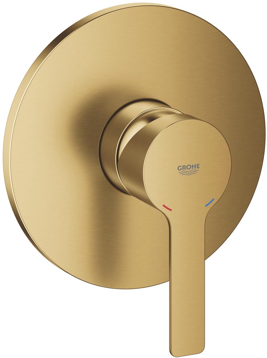 Grohe lineare nyt brusehane finish sæt – indbygget – silkmove 46 mm – børstet kølig solopgang