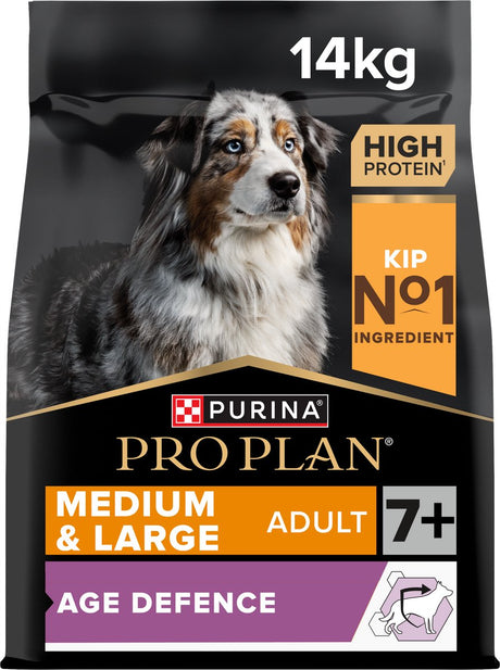 Pro plan purina age defense senior (7+) - hundefoder - kylling - 14 kg