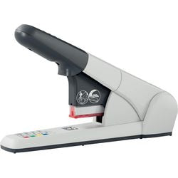Leitz heavy duty nietmachine - niet tot 80 vel - inclusief nietcassettes en nietjes - zilver