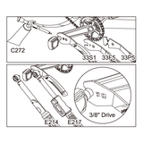 Pedal key ICETOOLZ 15mm
