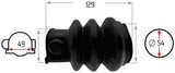 Nb dele faltenbalg bælg 49 54 mm nb dele