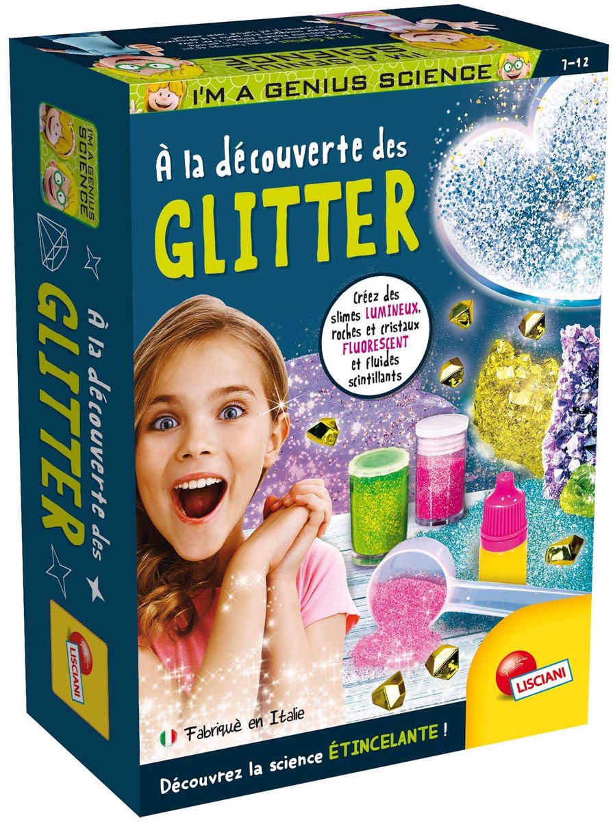 Lisciani jeg er et geni lommevidenskab -a la decouverte des glitter