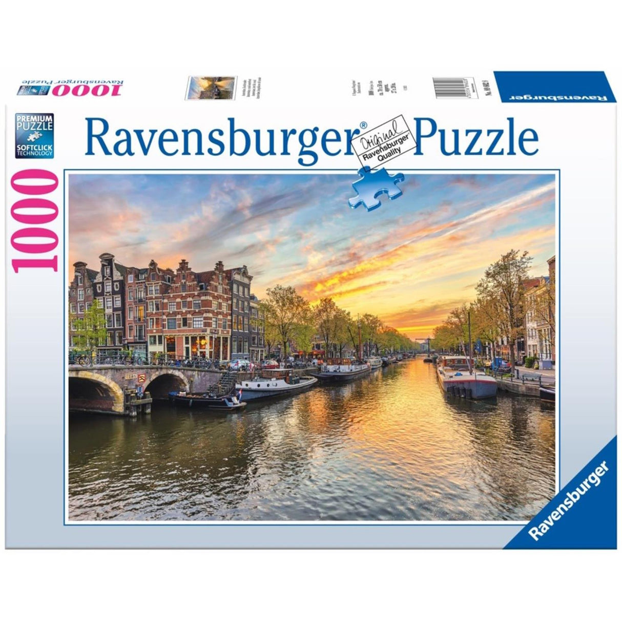 Ravensburger puslespil Amsterdam kanalbank