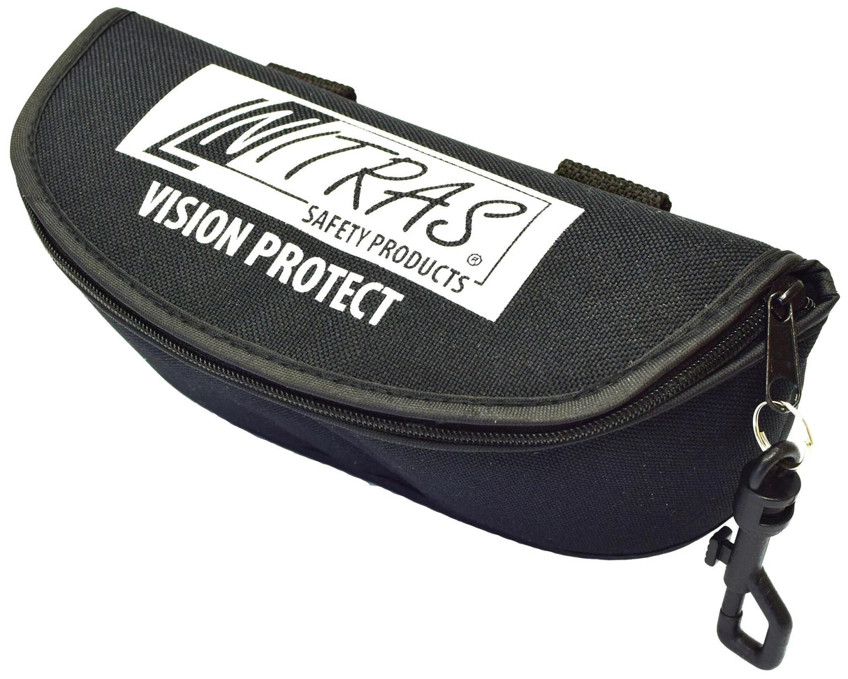 Nitras sikkerhedsbrille etui brille etui sort tekstil