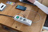 Brennerstuhl adapter usb-stik adapter brændestol 2.4a, hvid