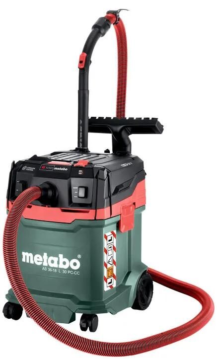 Metabo våd tørstøvsuger as 36-18 l 30 stk-cc batteristøvsuger me as 36-18 l30 stk-cc