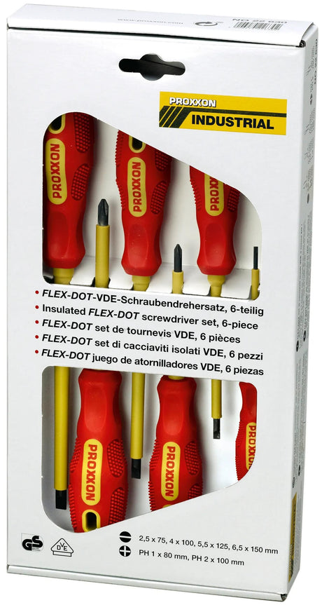 Proxxon skruefastgørelse flex-dot vde vde skruesæt 6-delt