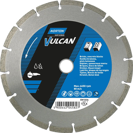 Norton skæreskive vulkan universal diamantskive vulcan universal 125x7x2x22,23