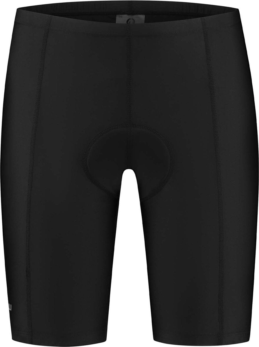 Rogelli econ korte fietsbroek kids - bretels - zwart - 116