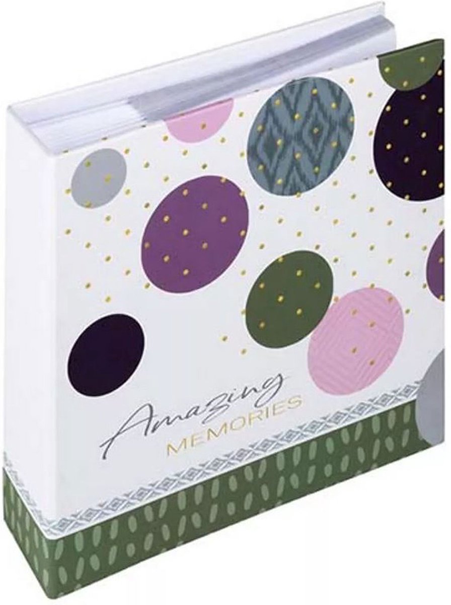 Walther me-486-a fantastiske minder - memo lager album - størrelse 22,5 x 22,5 cm - 200 billeder 10 x 15 cm - grøn