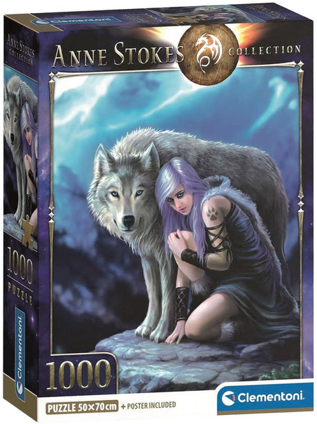 Clementoni puslespil Anne Stokes beskytter - 1000 stk.