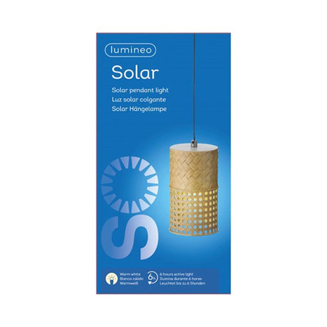 Lumineo LED solar hængelampe ø11-h18cm