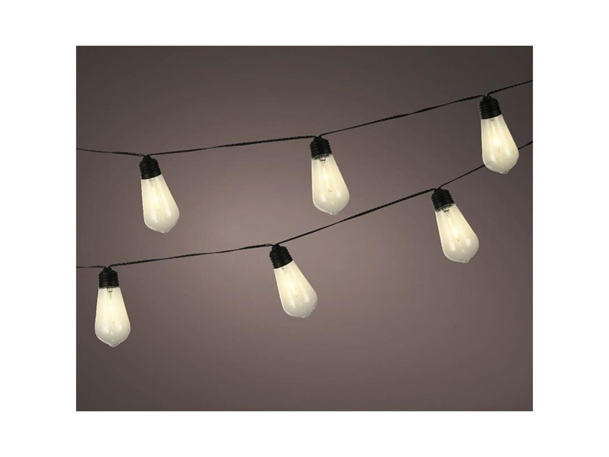 Lumineo strengbelysning LED solar l180cm