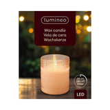 Decoris LED lys i glas ø8-h10cm