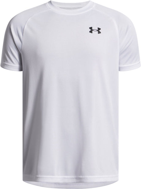 Under armour ua tech 2.0 ss-wht sportstrøje til drenge - hvid - sort