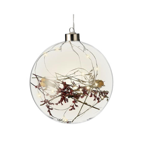 Lumineo LED pære med blomster ø14cm 15LED