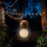 Lumineo solcellelampe hængende l20cm
