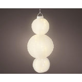 Lumineo solar lanterne nylon 58cm hvid