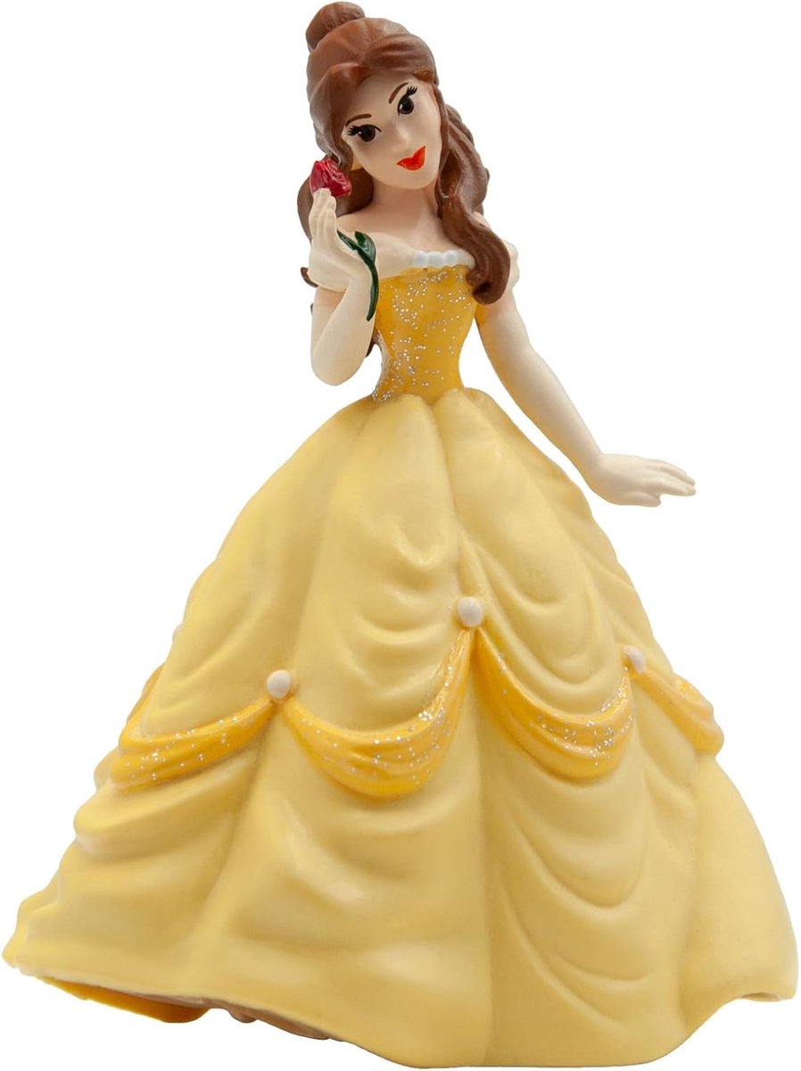 Bullyland 12401 – Disney Belle legefigur (Skønheden og Udyret) – naturtro og detaljeret design – ideel som kagefigur, samlerobjekt eller fortryllende gave til børn fra 3 år og ældre