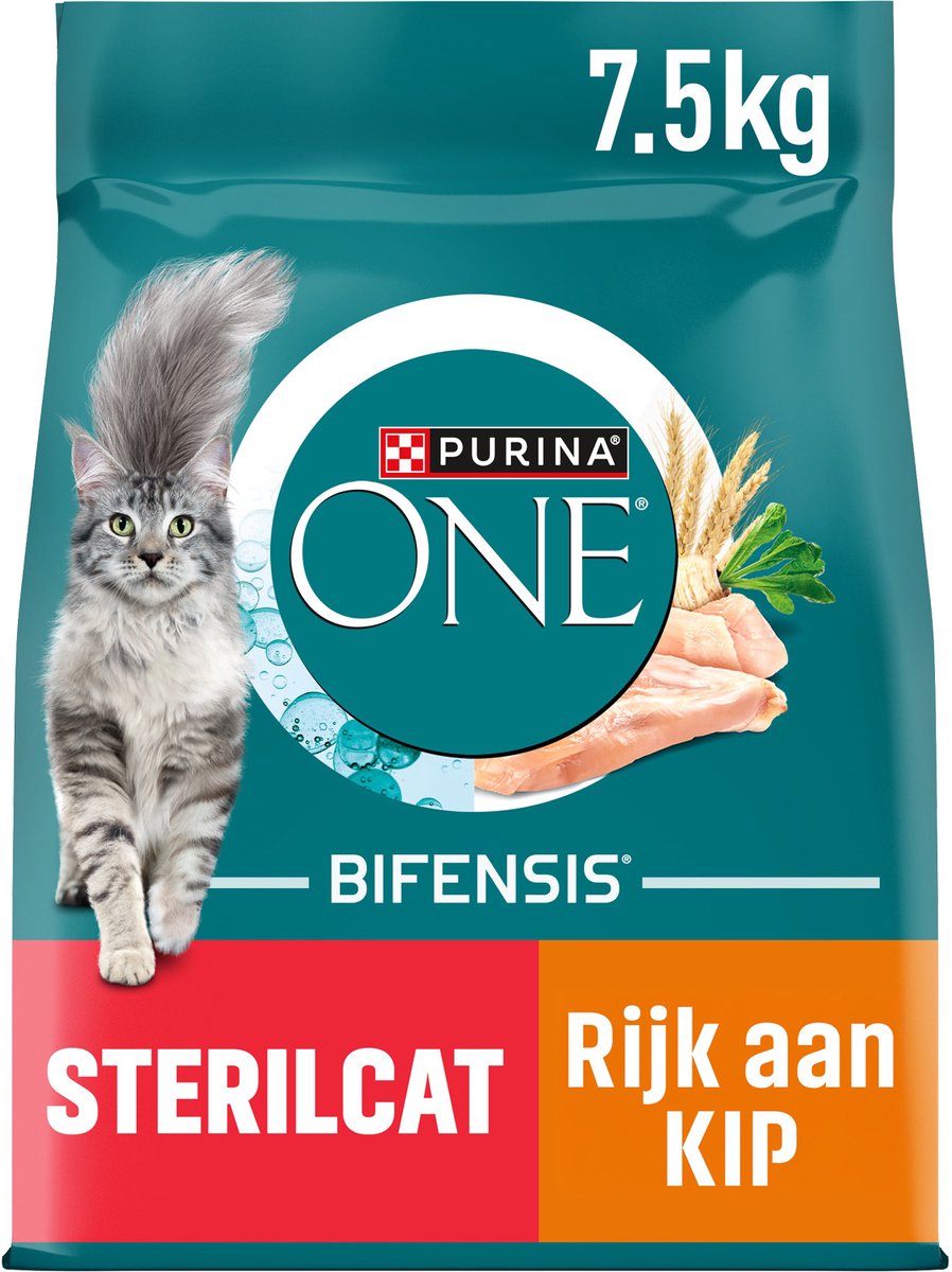 Purina one sterilcat - kattefoder - kyllingehvede - 7,5 kg