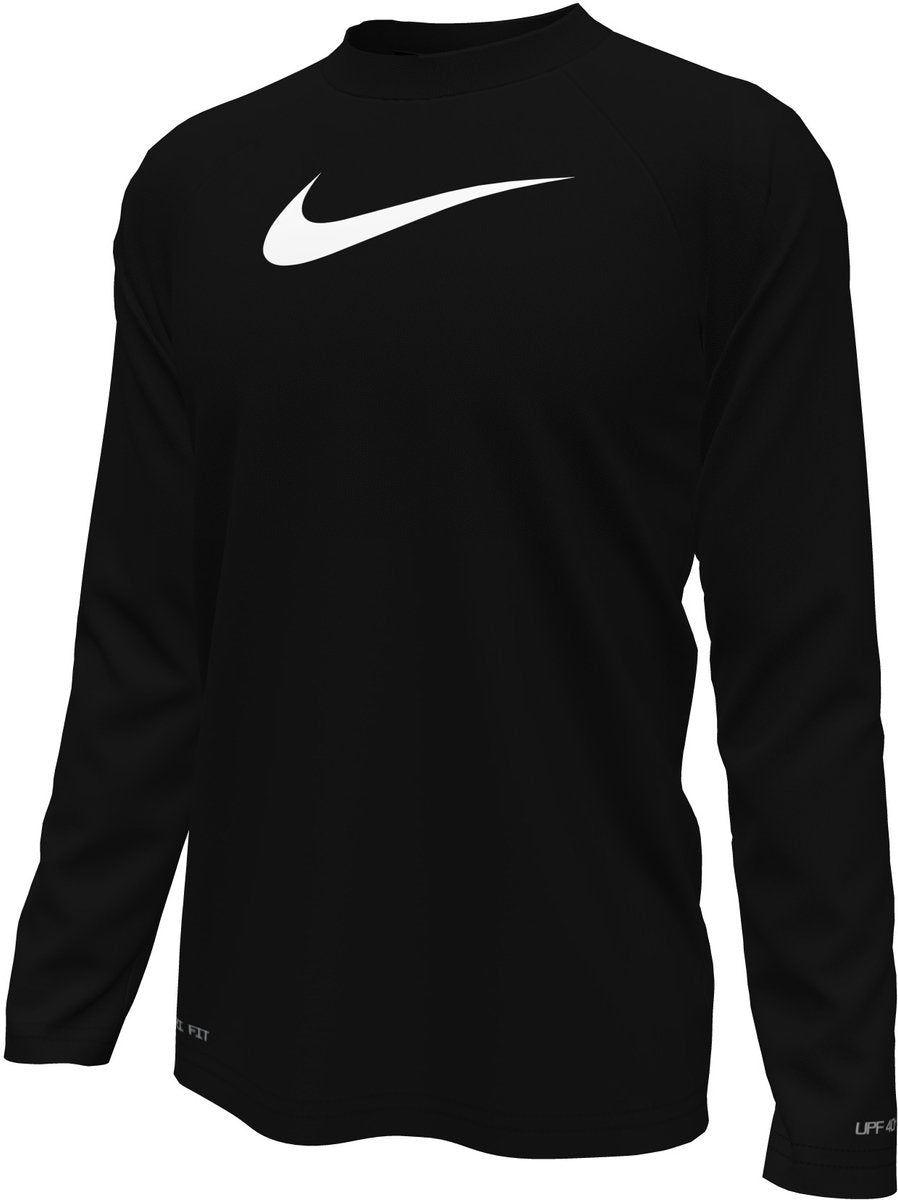 Nike swim hydroguard essential ls svømmetrøje junior - størrelse 158