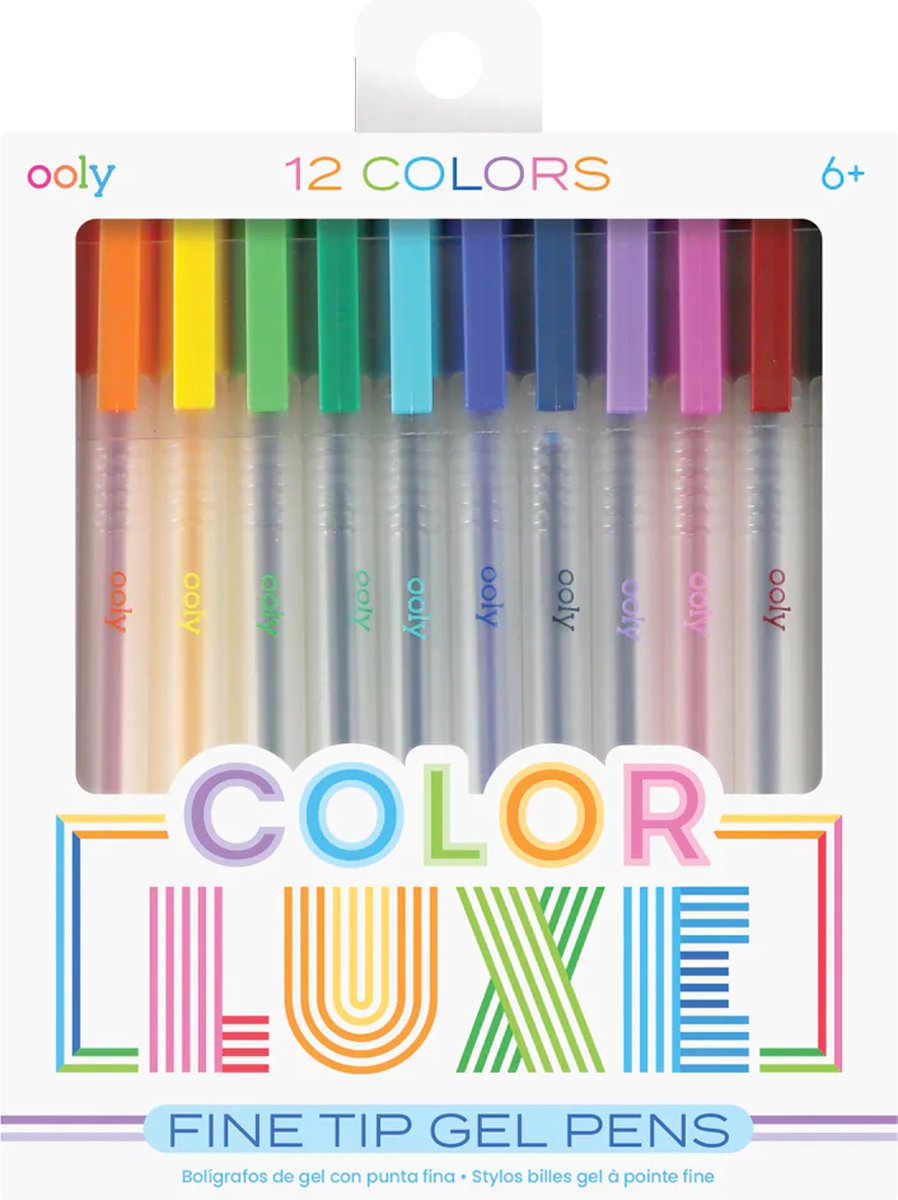 Ooly - color luxe - gelpen - 12 gelpenne med fine spidser