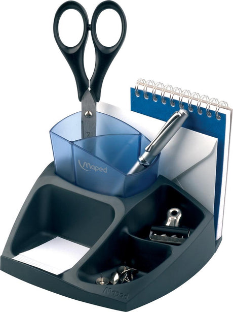 Maped office essentials grøn kompakt kontortilbehørsholder - sort blå
