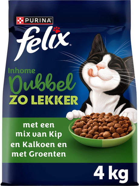 Felix dobbelt så velsmagende i hjemmet - kylling kalkun - 4 x 4 kg