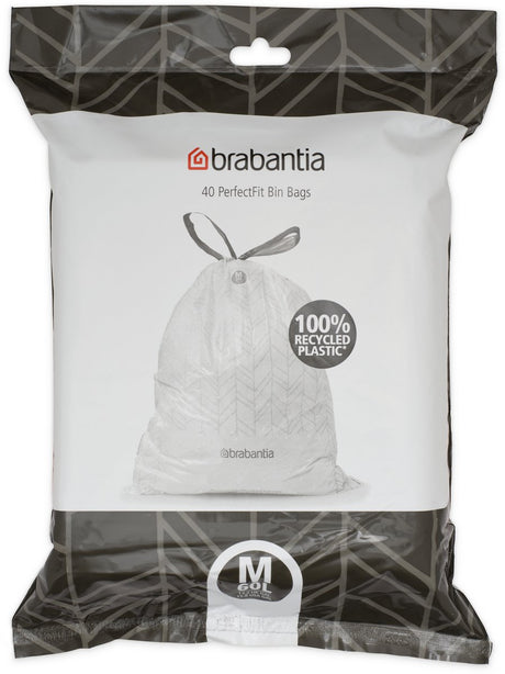 Brabantia perfectfit affaldssække - 60 l - kode m - 40 stk