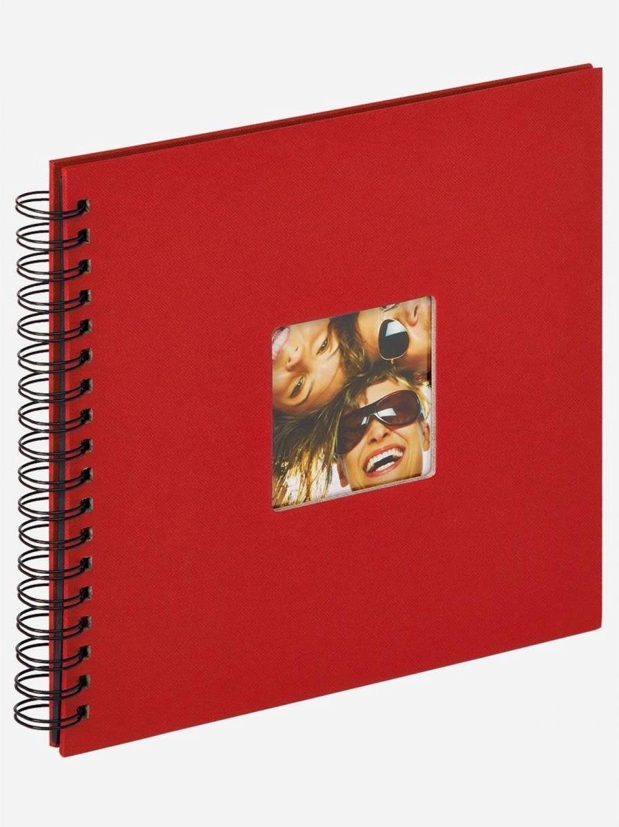 Walther sa-108-r fun - spiral album - størrelse 26 x 25 cm - rød