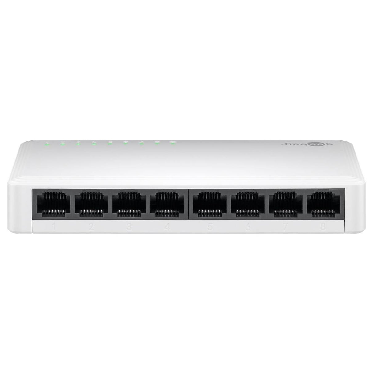 8-ports netværksswitch