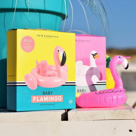Drømmelandskab | lyserød oppustelig kopholder flamingo