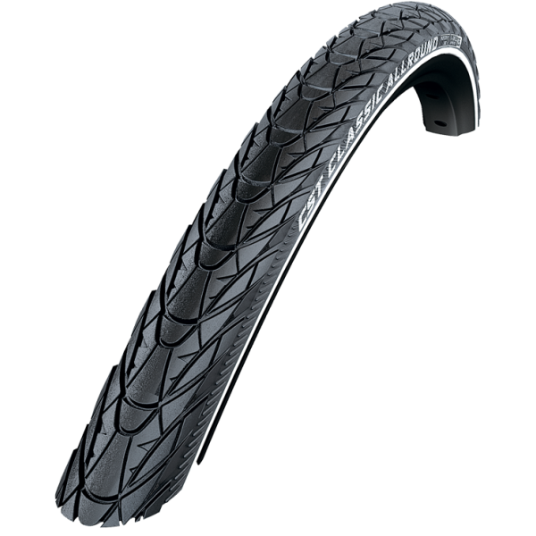 Cst dæk sensamo allround 28 x 1,75 47-622mm - sort med refleks