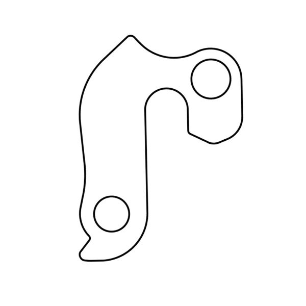 Union Derailleurpad GH-1220 med skruesæt M8X0.75