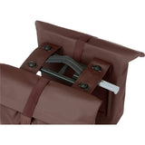 Basil Tas City Double Mik Vegan Leather | Ristet brunt