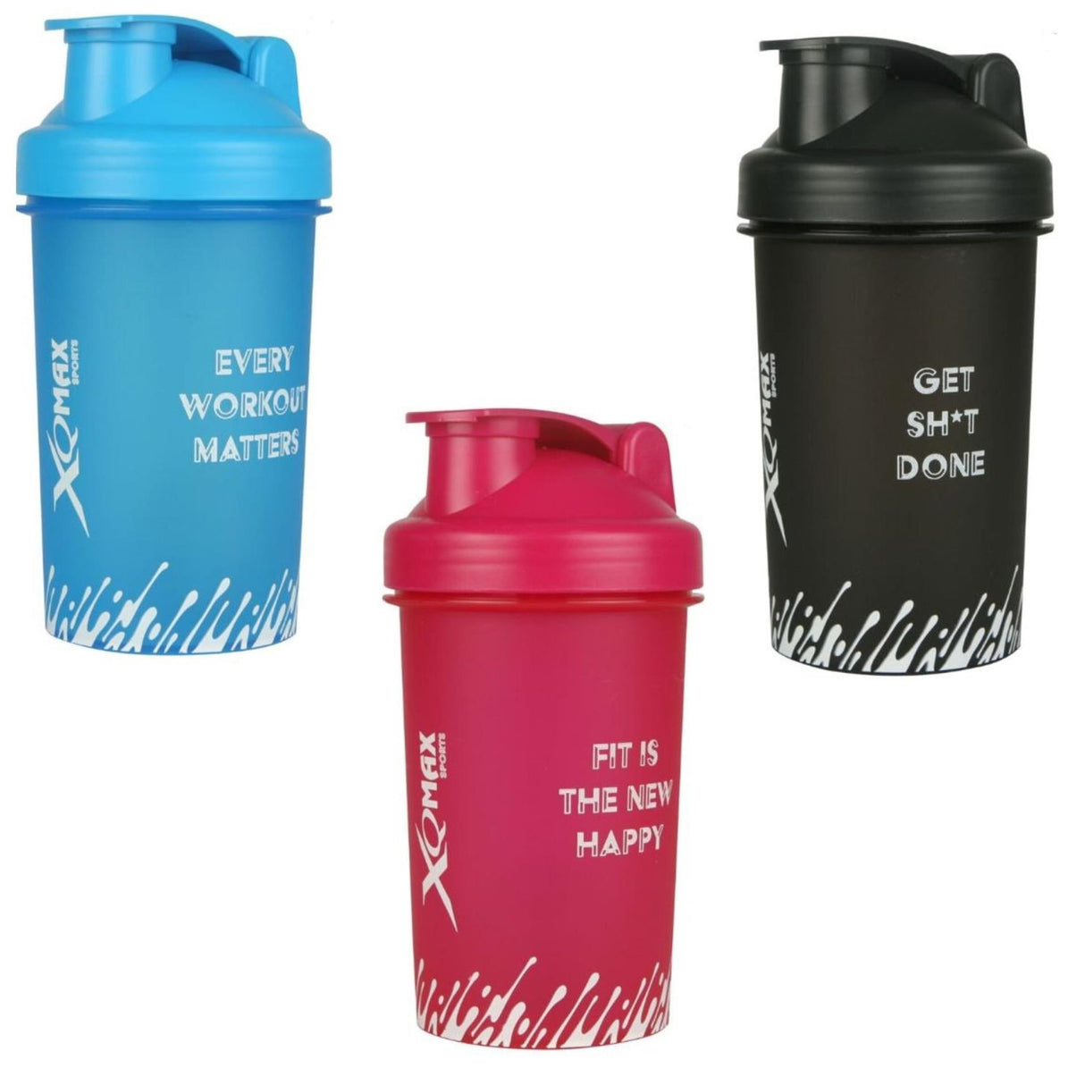 Xqmax sportsflaske med shaker 500ml
