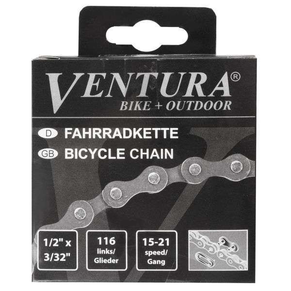 Ventura halskæde 6 7 Speed 1 2 X 3 32 116 Links - inklusive lukningslink