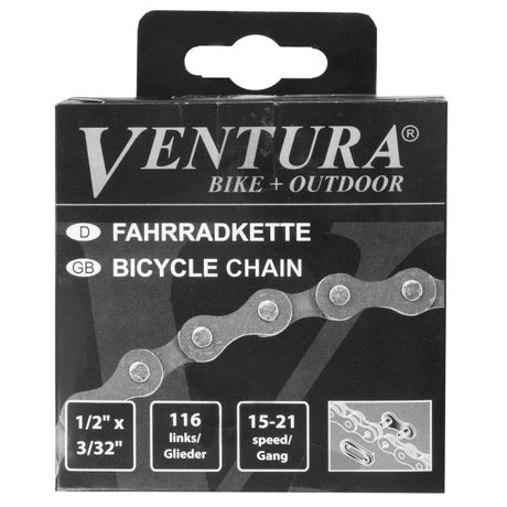 Ventura halskæde 6 7 Speed 1 2 X 3 32 116 Links - inklusive lukningslink