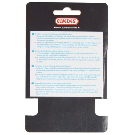 Elvedes Schakel Binnenk 2250mm rustfrit stål n-nip. 6472RVS-shim-49-SL