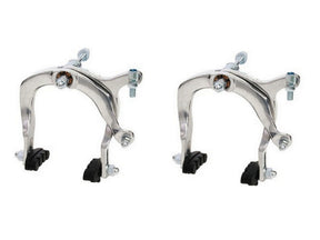 Amk cantilever bremsesæt aluminium for og bag 53-71 mm sølv