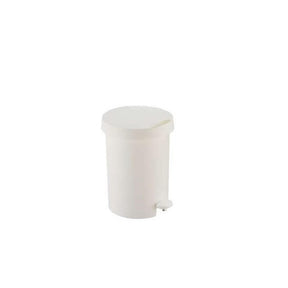 Soltøj stjernetegn pedalspand 5 liter hvid, diameter 20,5x28,5cm