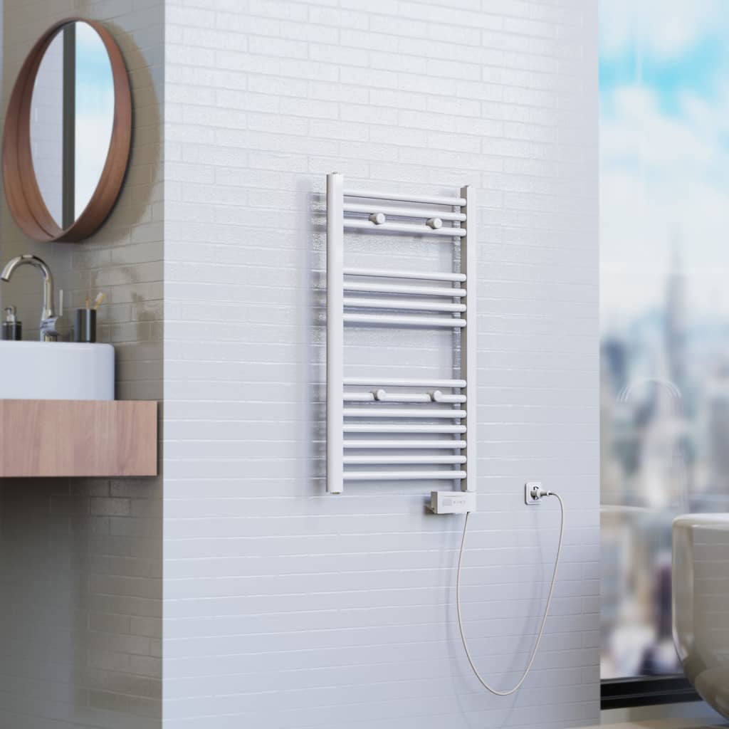 Eisl badeværelsesradiator med timer 80x50x15 cm hvid