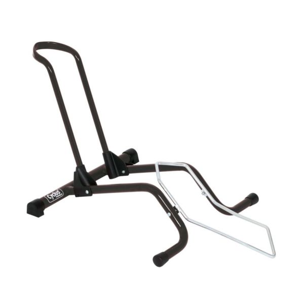 Cyclus tools cykelstativ display stativ cykel til 26 ~ 29 hjul - sort