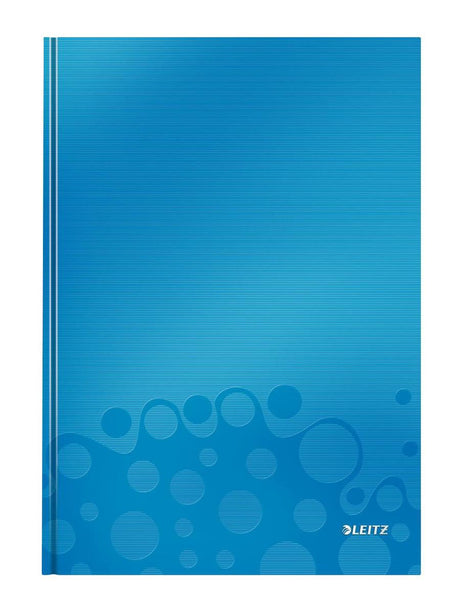 Leitz wow notesbog størrelse 21 x 297 cm (a4) ternet 5 mm blå
